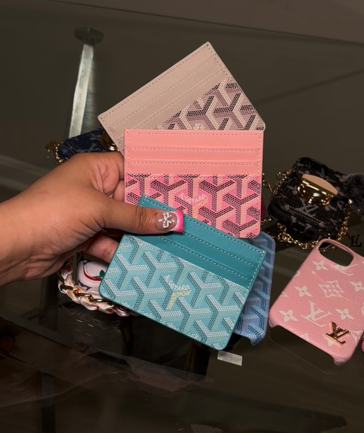 Goyard card holders